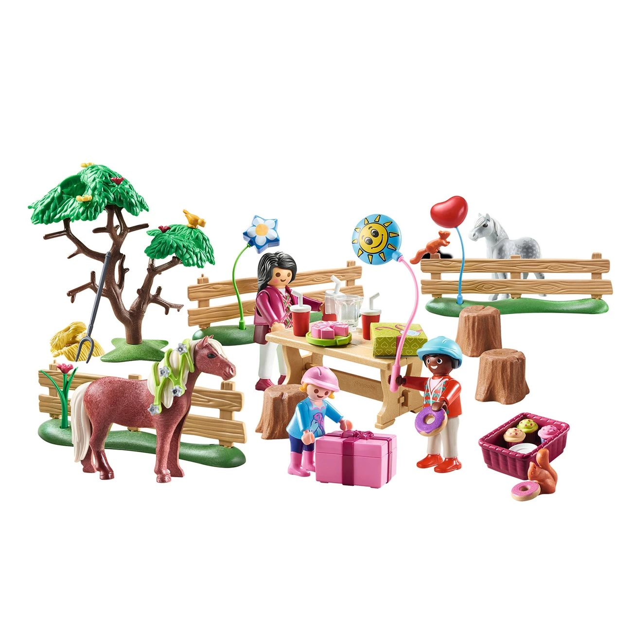 Playmobil® Country - Børnefødselsdag På Rideskolen - Billede 4