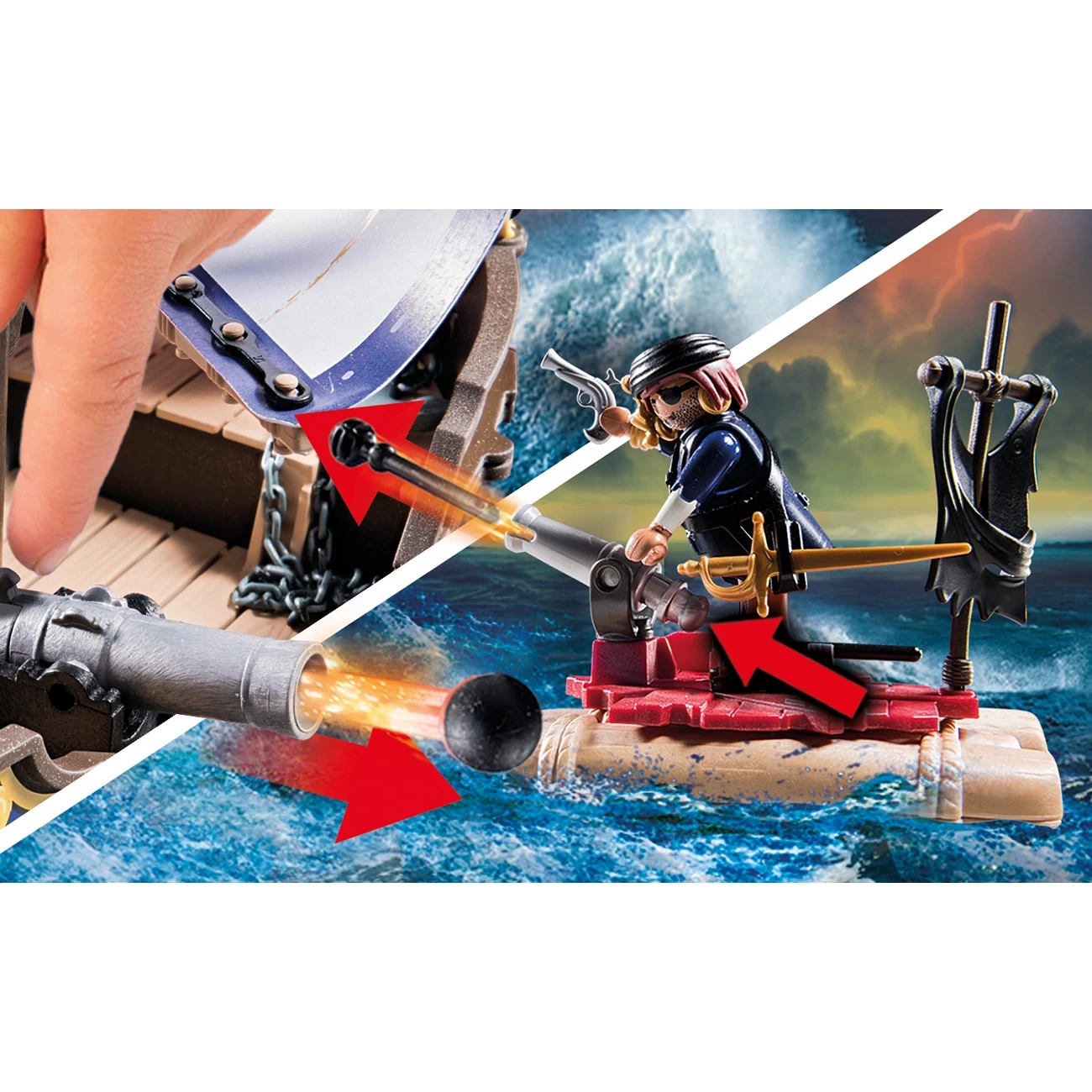 Playmobil® Pirates - Rødjakkesejler - Billede 2